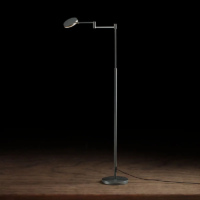 Holtkötter Plano B LED-Stehleuchte mit Tastdimmer Platin