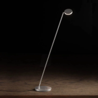 Holtkötter Plano S LED-Stehleuchte mit Tastdimmer Aluminium matt