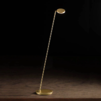 Holtkötter Plano S LED-Stehleuchte Eloxal Messing