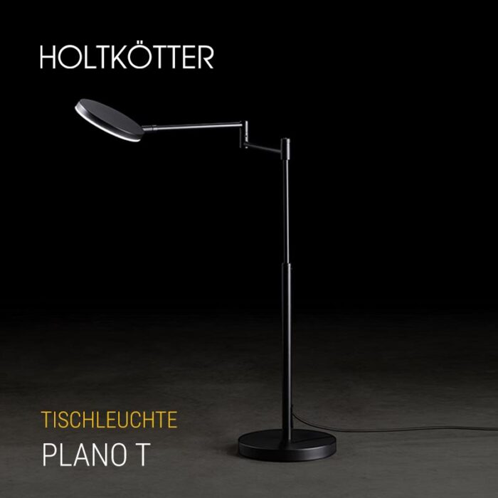 Holtkötter Plano T LED-Tischleuchte mit Tastdimmer