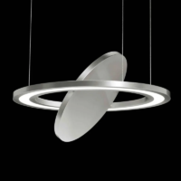 Holtkötter Supernova PW LED-Pendelleuchte mit Tastdimmer Aluminium matt