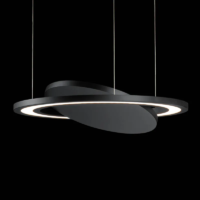 Holtkötter Supernova PW LED-Pendelleuchte mit Tastdimmer Schwarz
