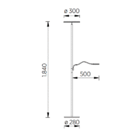 Knapstein Aura L LED-Deckenfluter mit Leselicht – Bild 3