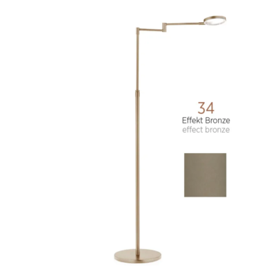 Knapstein CARO LED-Stehleuchte mit Gestensteuerung Bronze