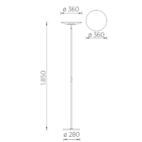 Knapstein Elsa LED-Deckenfluter – Bild 2