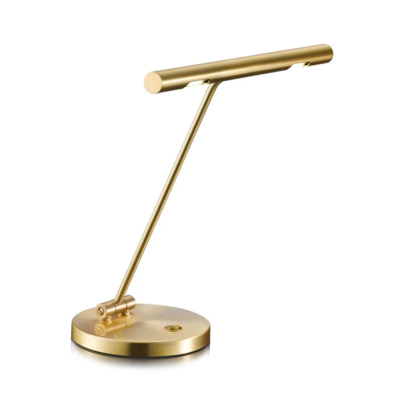 Knapstein Jola LED-Tischleuchte Messing matt