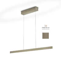 Knapstein LINDA LED-Pendelleuchten Effekt Bronze