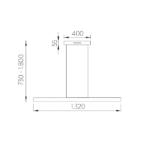 KNAPSTEIN Runa-132 LED-Pendelleuchte – Bild 4