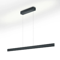 KNAPSTEIN Runa-132 LED-Pendelleuchte Schwarz