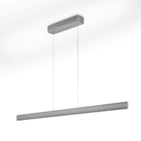 KNAPSTEIN Runa-152 LED-Pendelleuchte mattnickel