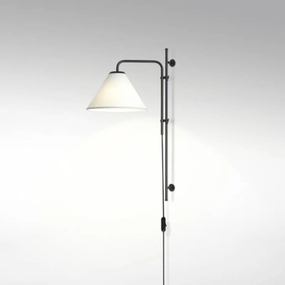 Marset Funiculi A Fabric Wandleuchte in Weiß