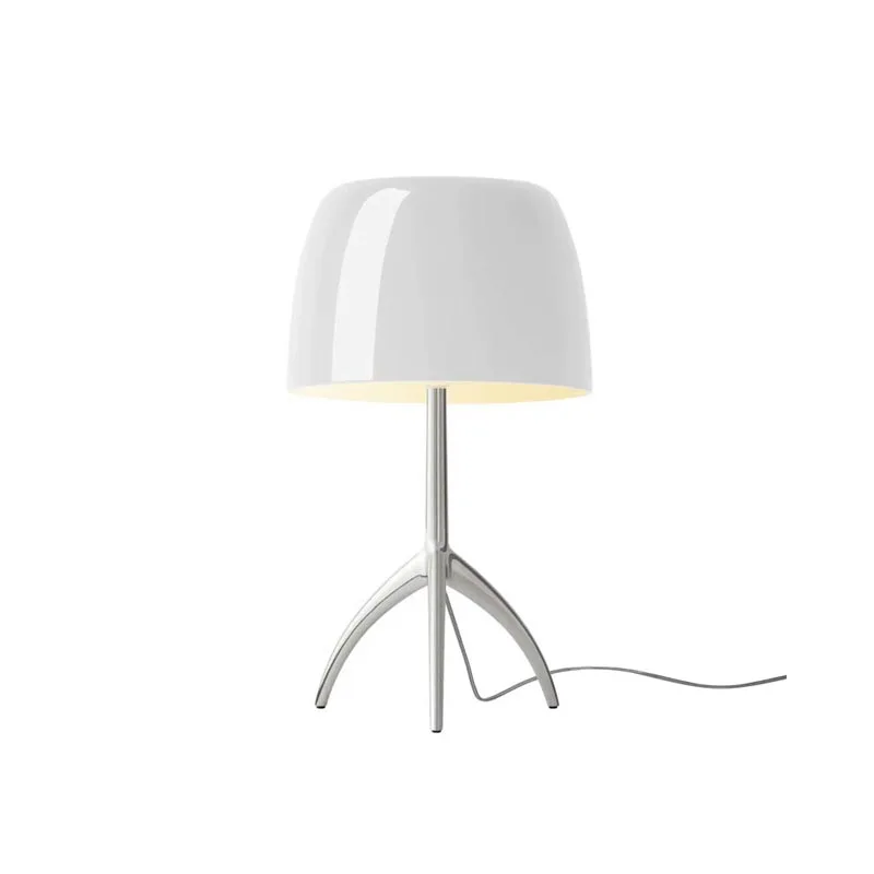 Foscarini Lumiere Piccola Tischleuchte Aluminium weiss
