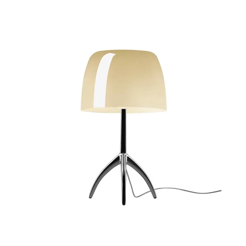 Foscarini Lumiere Piccola Tischleuchte Chrom warmweiss