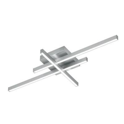 Knapstein FELI LED-Deckenleuchte Nickel matt