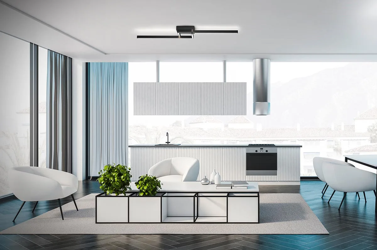 Deckenleuchte FRIDA von Knapstein Knapstein Frida LED Deckenleuchte zur umfassenden Wohnraumbeleuchtung