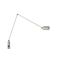 Lumina Daphine Cilindro LED-Tischleuchte Nickel gebürstet