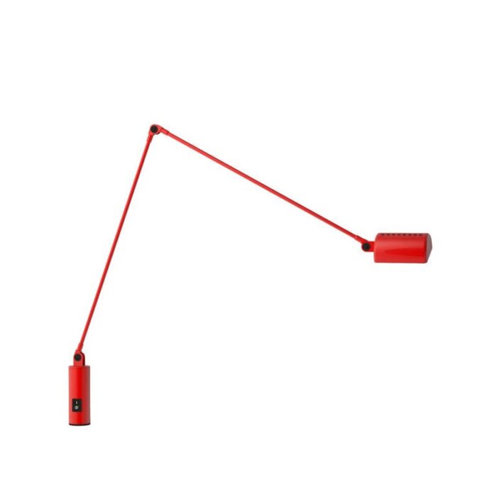 Lumina Daphine Cilindro LED-Tischleuchte Rot matt