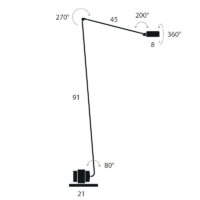 Lumina Daphine Terra LED-Stehleuchte – Bild 15