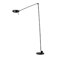 Lumina Elle LED-Stehleuchte Schwarz soft touch