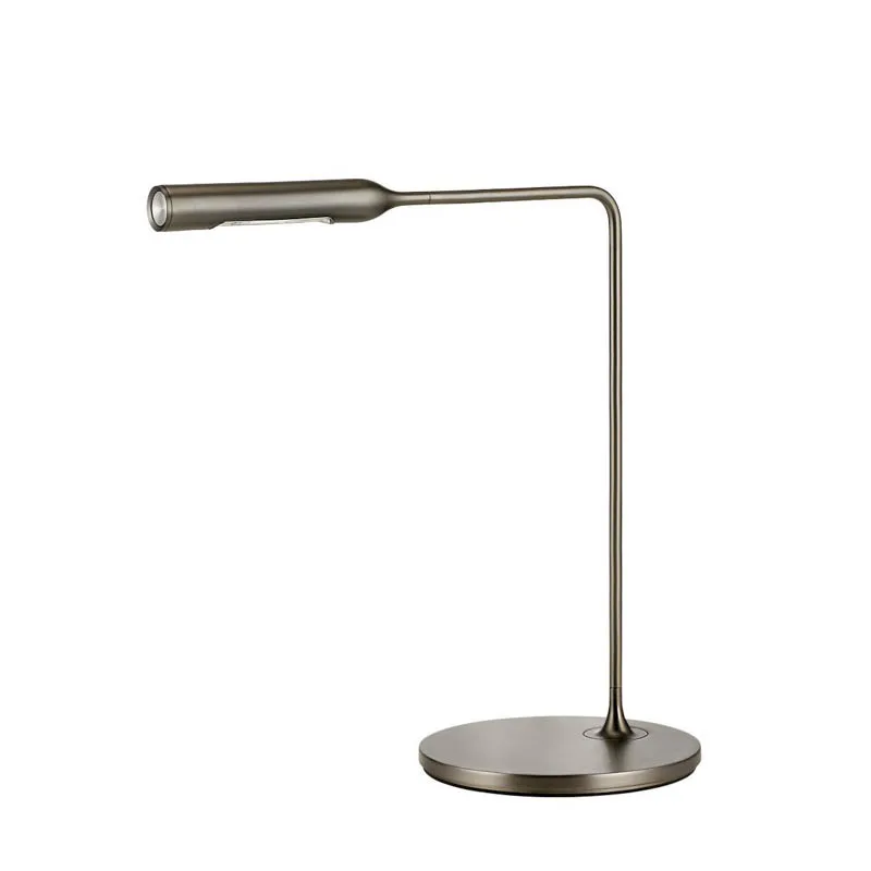 Lumina Flo Bedside LED-Tischleuchte Gunmetal grau