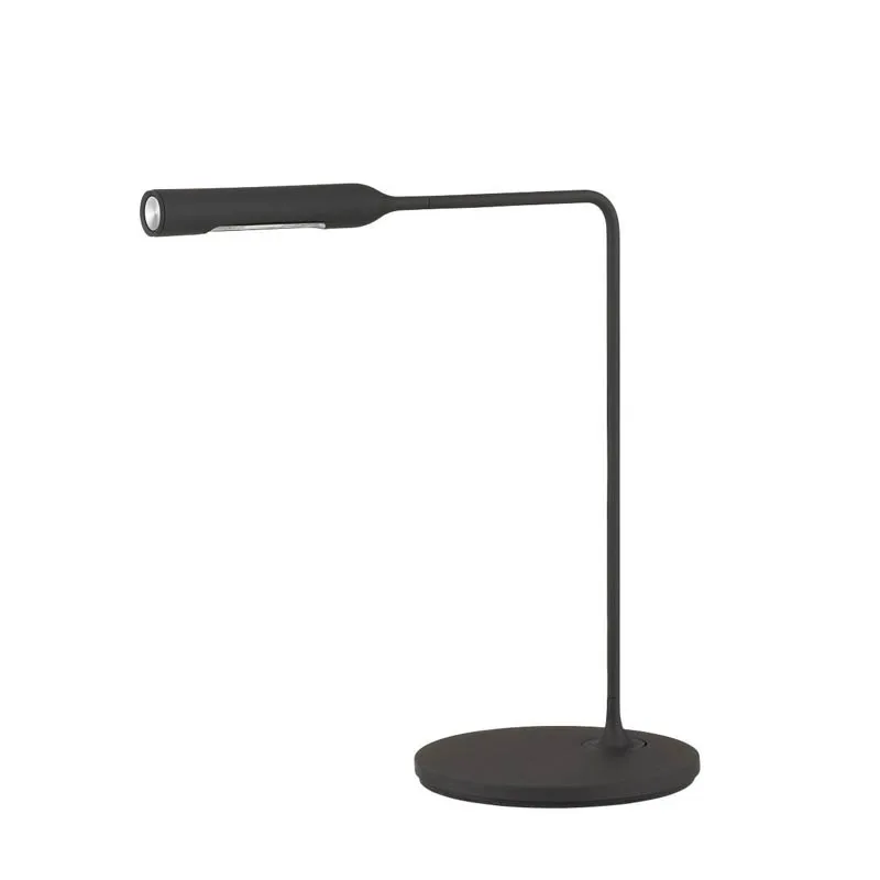 Lumina Flo Bedside LED-Tischleuchte Schwarz soft touch