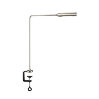 Lumina Flo Clamp LED-Tischleuchte Nickel gebürstet