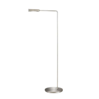 Lumina Flo Floor LED-Stehleuchte Nickel gebürstet