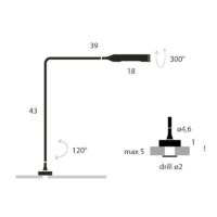 Lumina Flo Grommet F20 LED-Tischleuchte – Bild 13