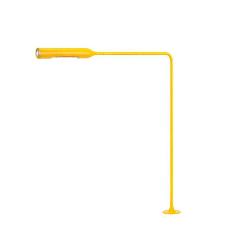 Lumina Flo Grommet F46 LED-Tischleuchte Gelb matt