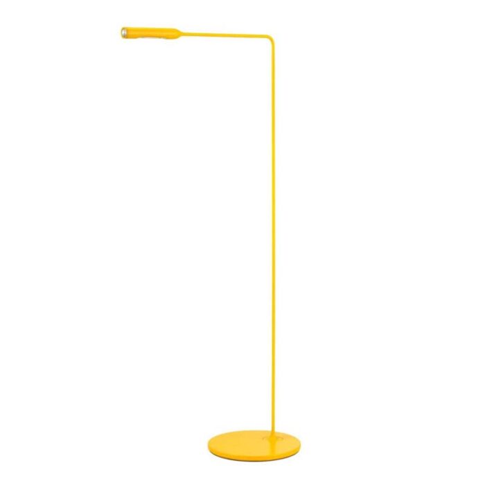Lumina Flo Lounge LED-Stehleuchte Gelb matt