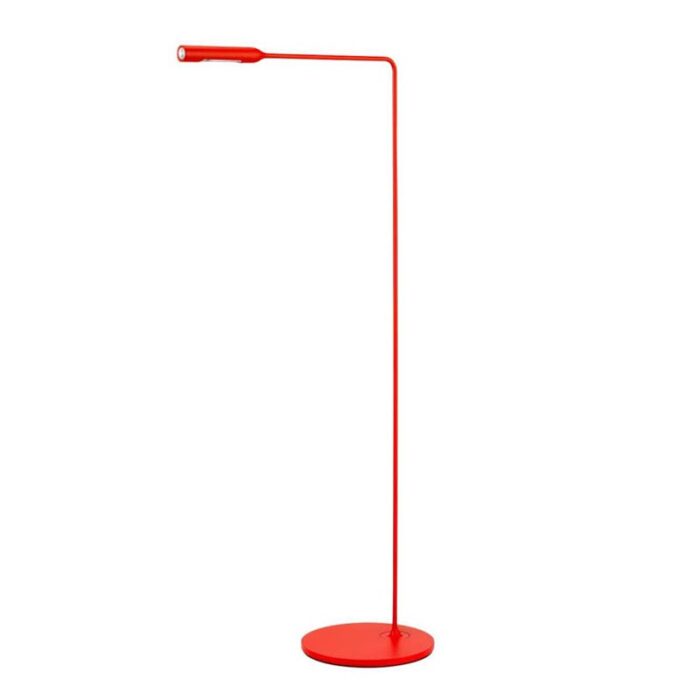 Lumina Flo Lounge LED-Stehleuchte Rot matt