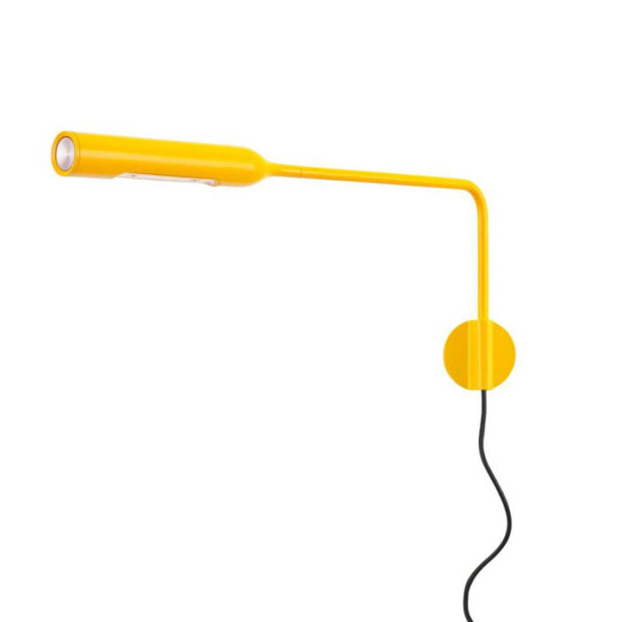 Lumina Flo Wall LED-Wandleuchte mit Kabel Gelb matt