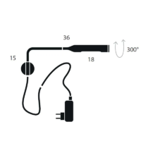 Lumina Flo Wall LED-Wandleuchte mit Kabel – Bild 12
