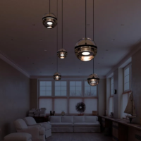 Lumina Limbus Chandelier LED-Pendelleuchte 6-flammig – Bild 7