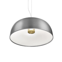 Lumina Tia 400 LED-Pendelleuchte Aluminum gebürstet