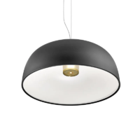 Lumina Tia 400 LED-Pendelleuchte Schwarz matt