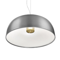 Lumina Tia 600 LED-Pendelleuchte Aluminium matt gebürstet