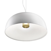 Lumina Tia 600 LED-Pendelleuchte Weiß matt