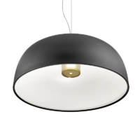 Lumina Tia 600 LED-Pendelleuchte Schwarz matt