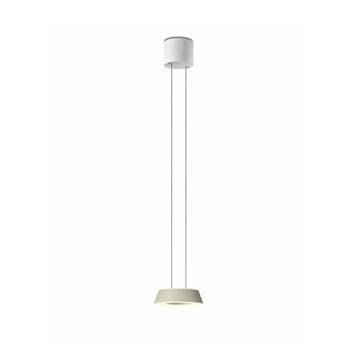 OLIGO Glance LED-Pendelleuchte 1-flammig unsichtbar höhenverstellbar weiss matt cashmere matt