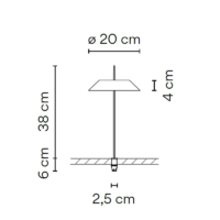 Vibia Mayfair Mini 5497 LED-Tischleuchte zum Anschrauben – Bild 16