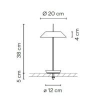 Vibia Mayfair Mini 5496 LED-Tischleuchte – Bild 30