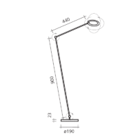 Baltensweiler PIO S LED-Stehleuchte – Bild 11