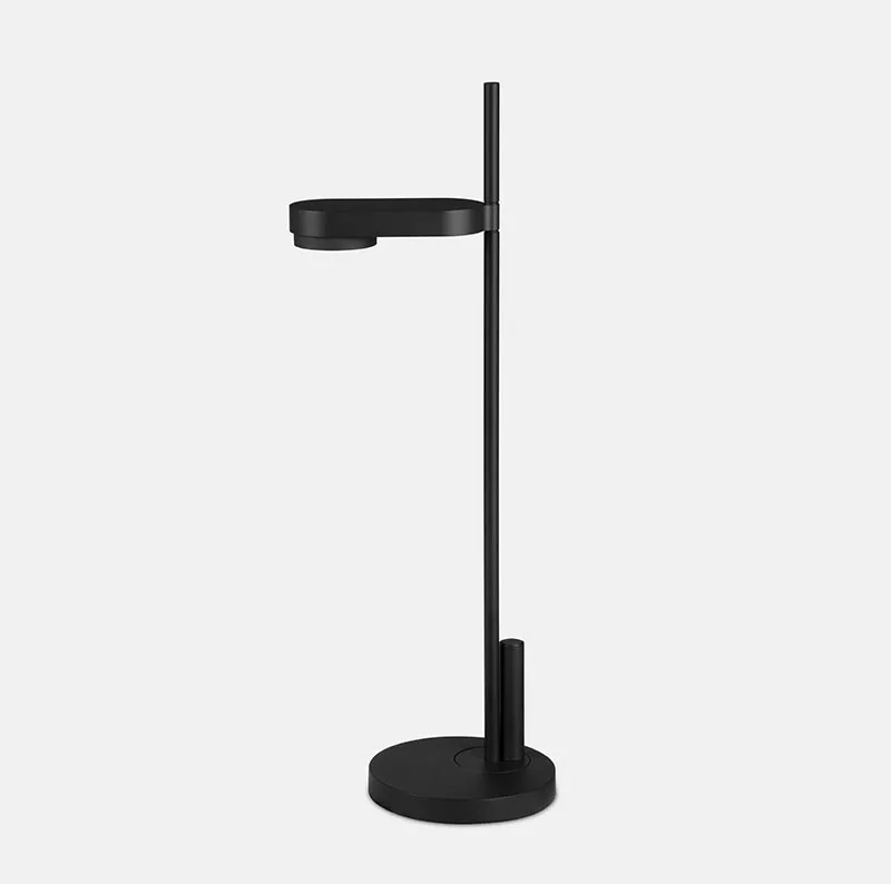 Belux Kido Desk LED-Tischleuchte mit Rundfuß Schwarz