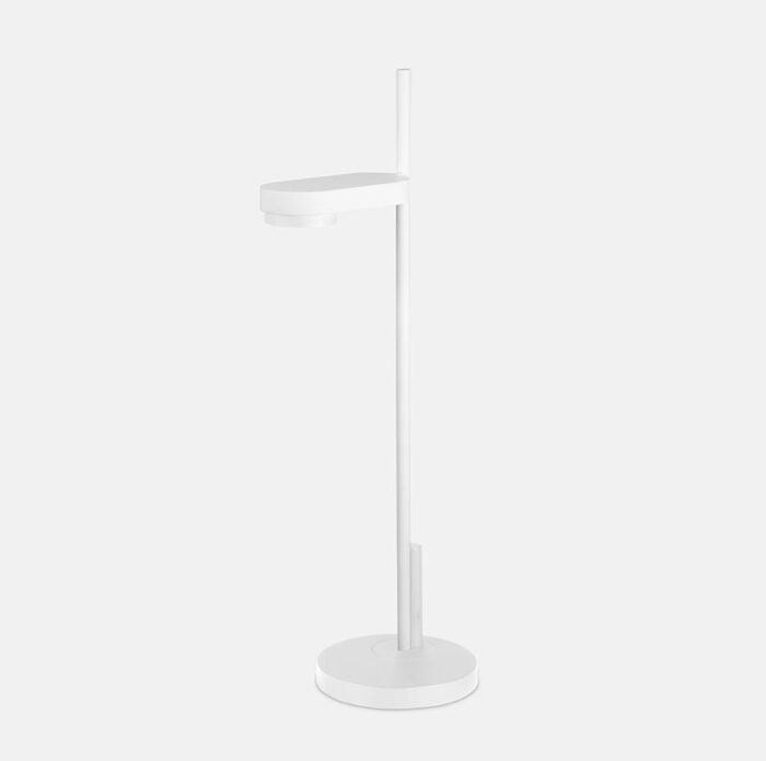 Belux Kido Desk LED-Tischleuchte mit Rundfuß Weiß