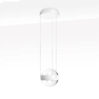 CINI & NILS Sferico Sospeso LED-Pendelleuchte Weiß transparent