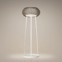 Foscarini Caboche Plus LED-Stehleuchte grau