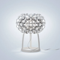 Foscarini Caboche Plus LED-Tischleuchte Transparent