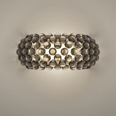 Foscarini Caboche Plus Media LED-Wan Graueuchte