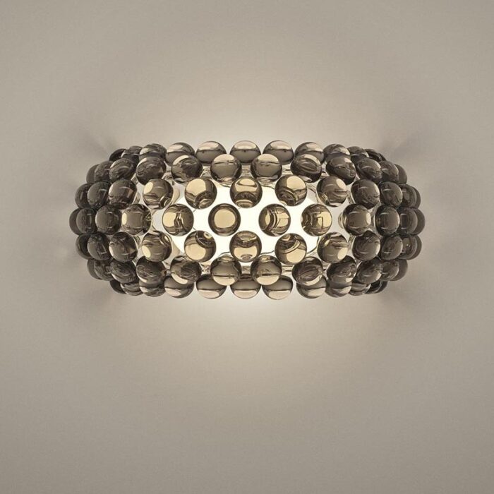 Foscarini Caboche Plus Media LED-Wan Graueuchte